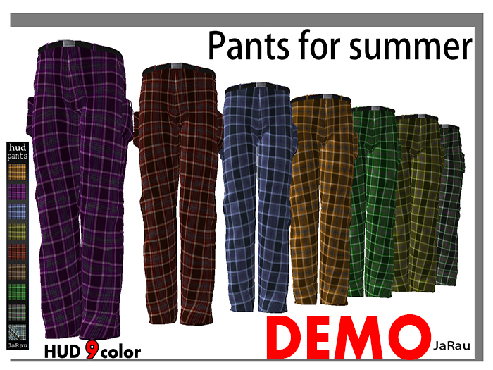 BOX pants for summer DEMO