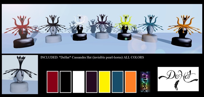 *DeHat* Cassandra Hat White