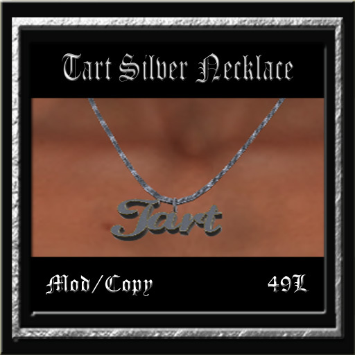 Tart Silver Necklace Pk