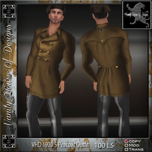 VHD's 1920 Peacoat Outfit