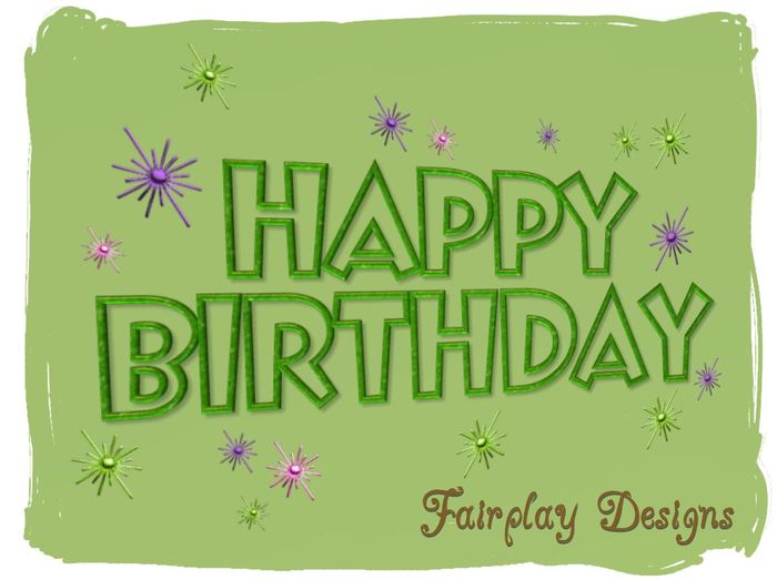 Happy Birthday Neon Transparency Banner RESIZE/COPY