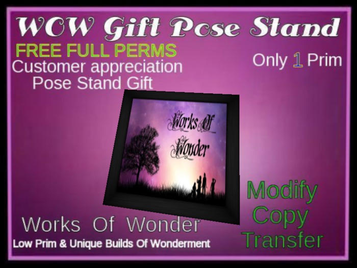 WOW Gift Pose Stand