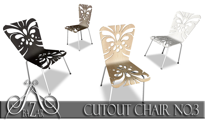 ~BAZAR~Cutout chair No.3