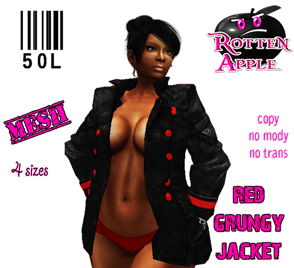 ..::Rotten Apple::.. Red Grungy Jacket