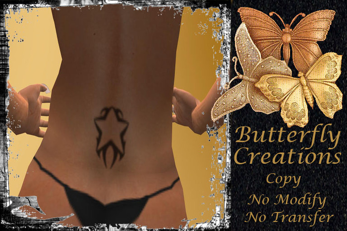 Butterfly Creations-low back Star tat2