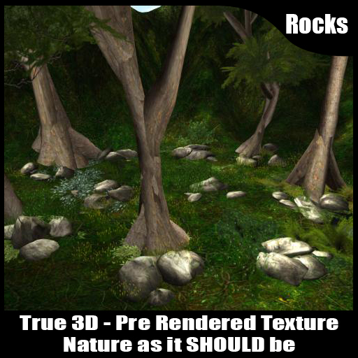 Rock-Set1 - Sculpted