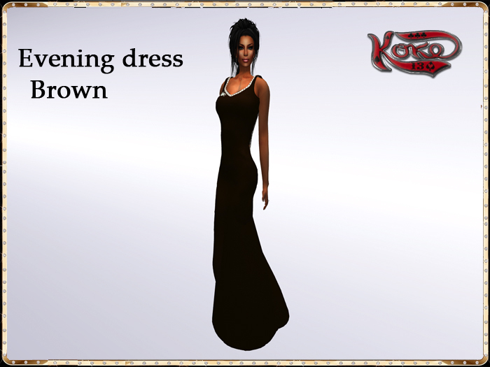 K13 Mesh Dress  Brown