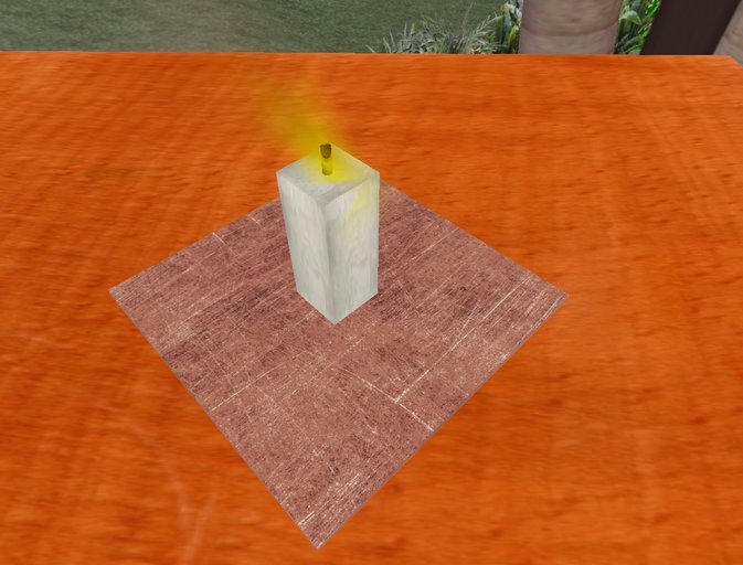PROMO GIFT: Miyo's Freebie Romantic Candle Decor for your Sweet Home. Place it on a table for example :)