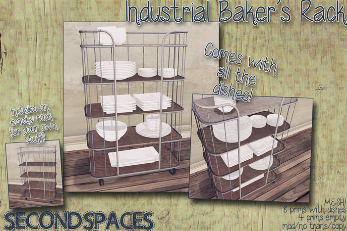 *SS* Industrial Baker's Rack (boxed)