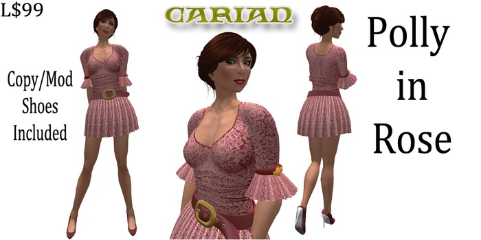 Polly Dress: Rose