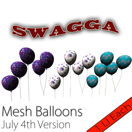 [SWaGGa] Mesh Balloons July4 BX