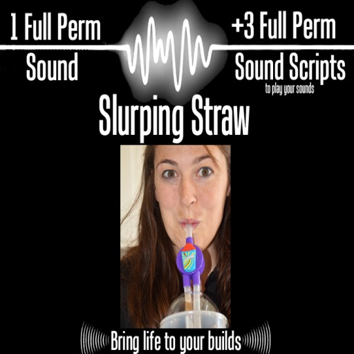 FULL PERM SOUND CLIP - SLURPING STRAW + 3 SOUND SCRIPTS