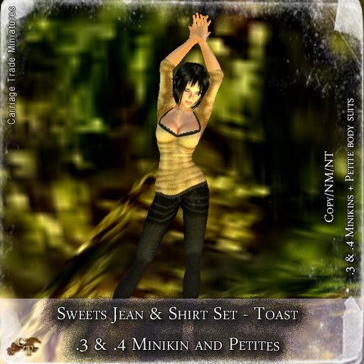 @CT@ Sweet Top & Jeans (Petite, .3 & .4 Minikin) Boxed Toast