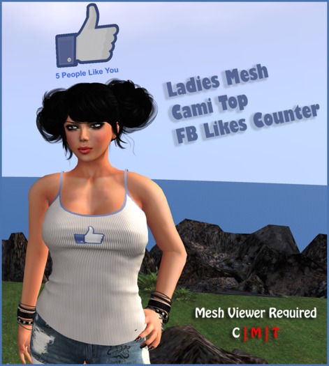 FB Likes Ladies Cami Top (BOXED)