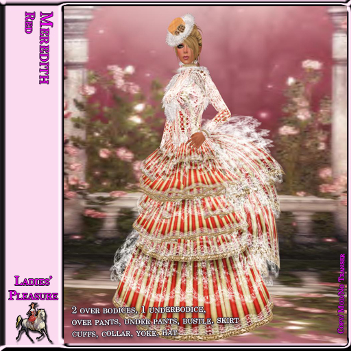 ~LP~ Meredith Carriage Gown (Boxed) Red