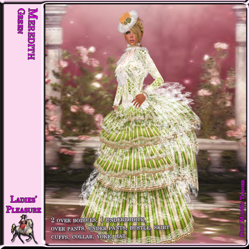 ~LP~ Meredith Carriage Gown (Boxed) Green