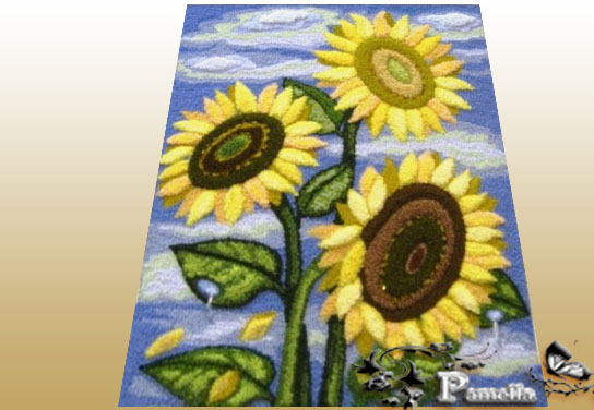 Carpet "Sunflowers" (Mesh)