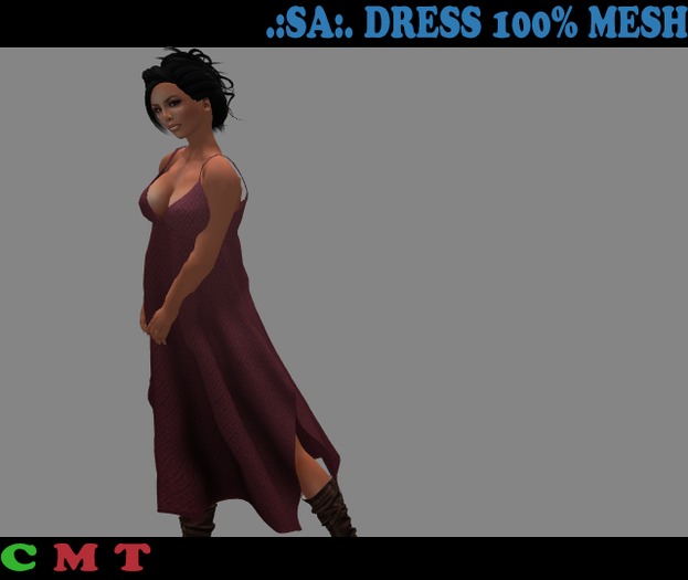 .:SA:. DRESS 100% MESH