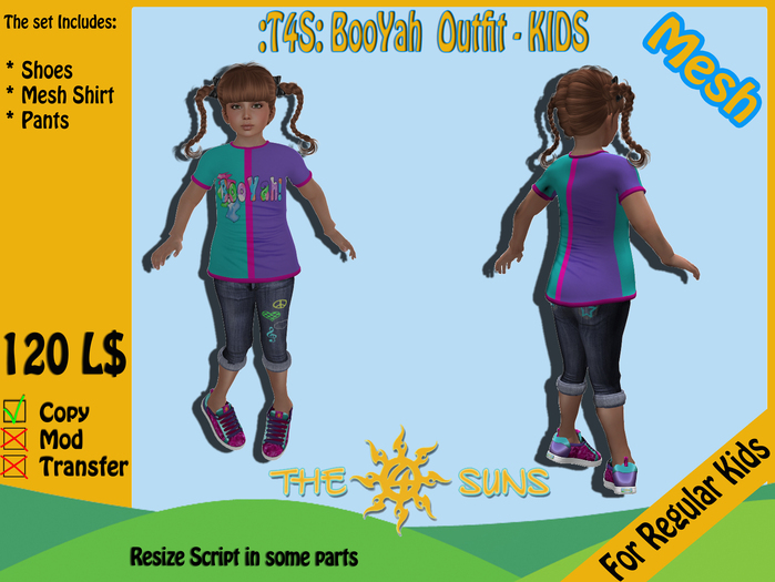 :T4S: BooYah  Outfit - KIDS