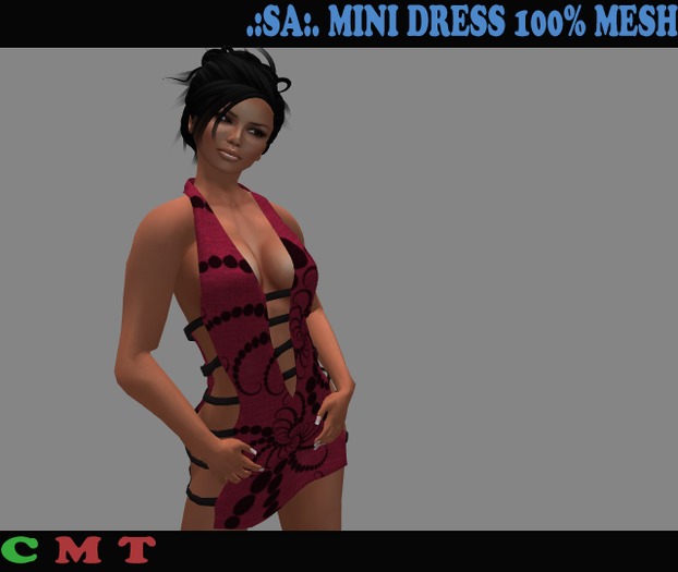 .:SA:. MINI DRESS 100% MESH