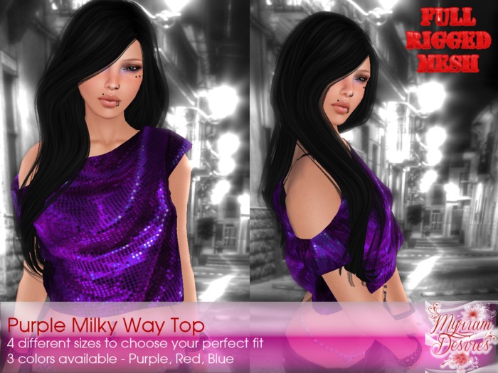 Purple Milky Way Top