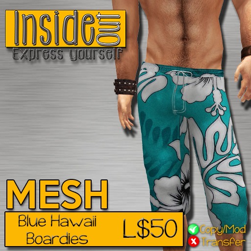 Blue Hawaii Boardies