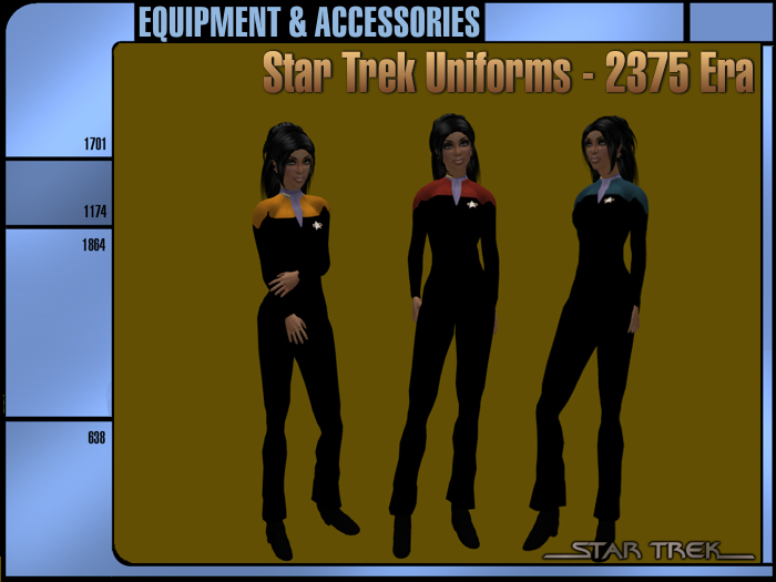 Star Trek Uniforms - 2375 Era