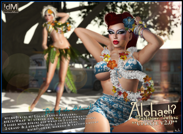 !dM deviousMind: "Aloha, eh?" Bikini Wrap **SIZE DEMOS**