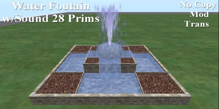 Water Foutain w/sound