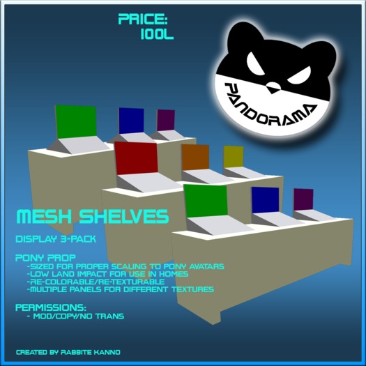 //Pandorama\\ - Mesh Shelving - Open (boxed)