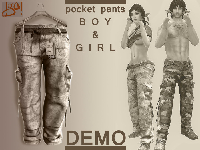 !gO! Pocket Pants Boy&Girl -DEMO-