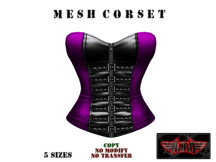 H.A.R.D _ Mesh Corset Purple