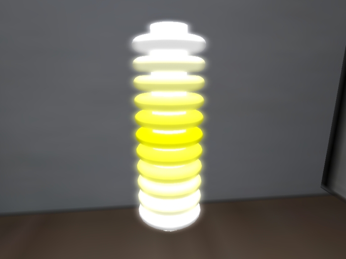 Rings Lamp Yellow -box-