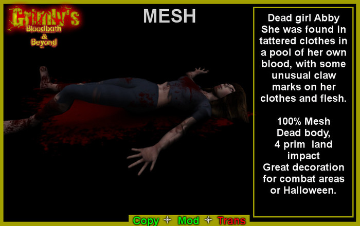 Dead Girl Abby