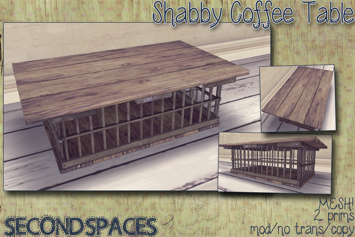 *SS* Shabby coffee table (bxd)