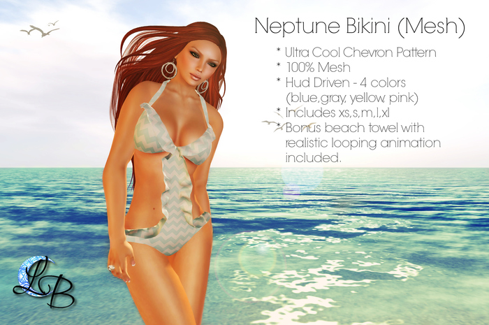 **LunaBlue - Neptune Bikini (Mesh)