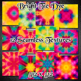 *Wallflowers* Bright Tie Dye