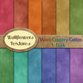 *Wallflowers* Worn Country Cotton Dark