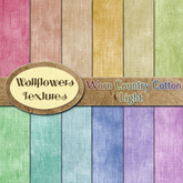 *Wallflowers* Worn Country Cotton Light