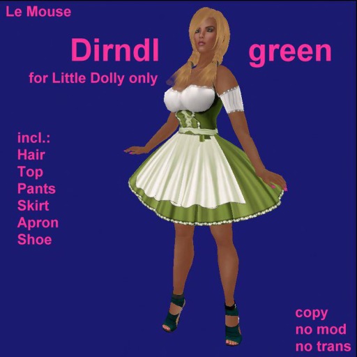 Dirndl green Little Dolly