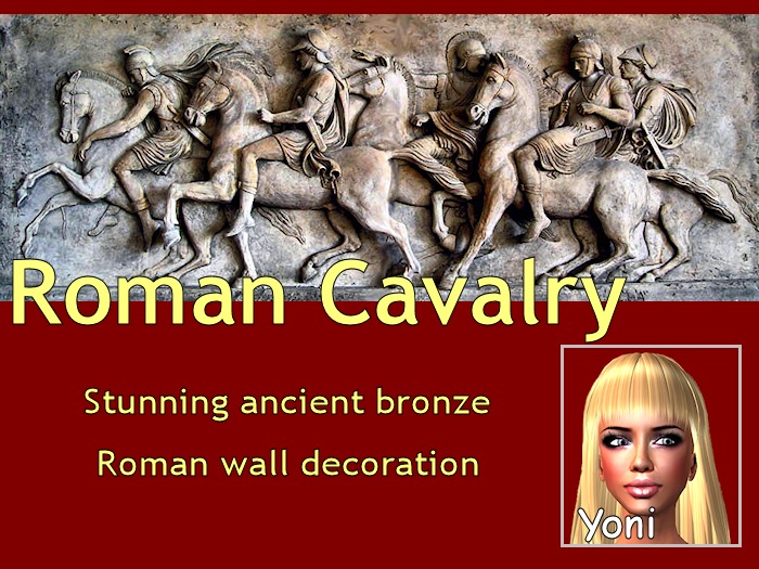 Roman Cavalry - Ancient wall decoration