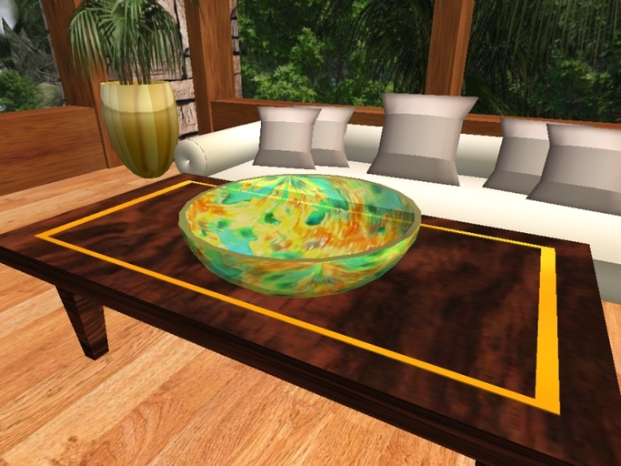 Decorator Glass Bowl - Multicolour