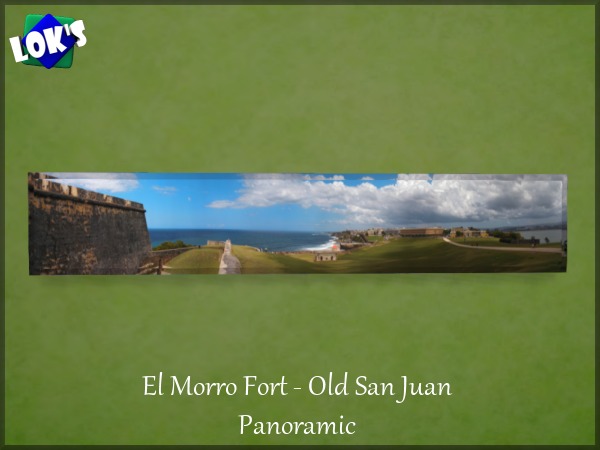 Lok's *El Morro Fort, Old San Juan* Puerto Rico Collection: Panoramic
