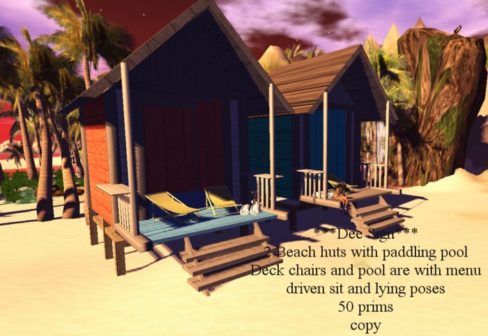 ***Dee Sign*** Beach huts and paddling pool