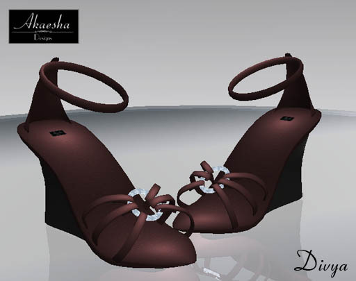 Akaesha's Divya Shoe - Maroon Red