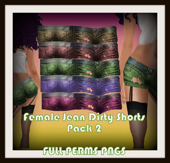 Dirty Ripped shorts Pack 2