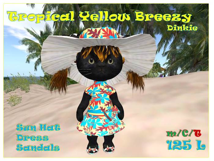 Tropical Yellow Breezy Dinkie