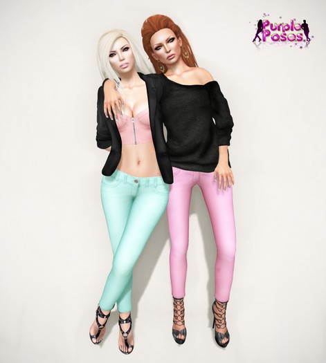 PURPLE POSES - Friends 80