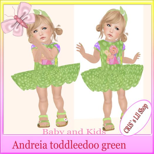 Andreia toddleedoo green