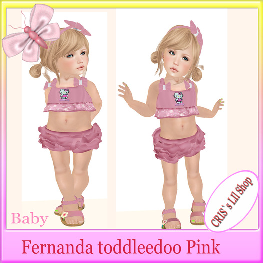 Fernanda toddleedoo Pink